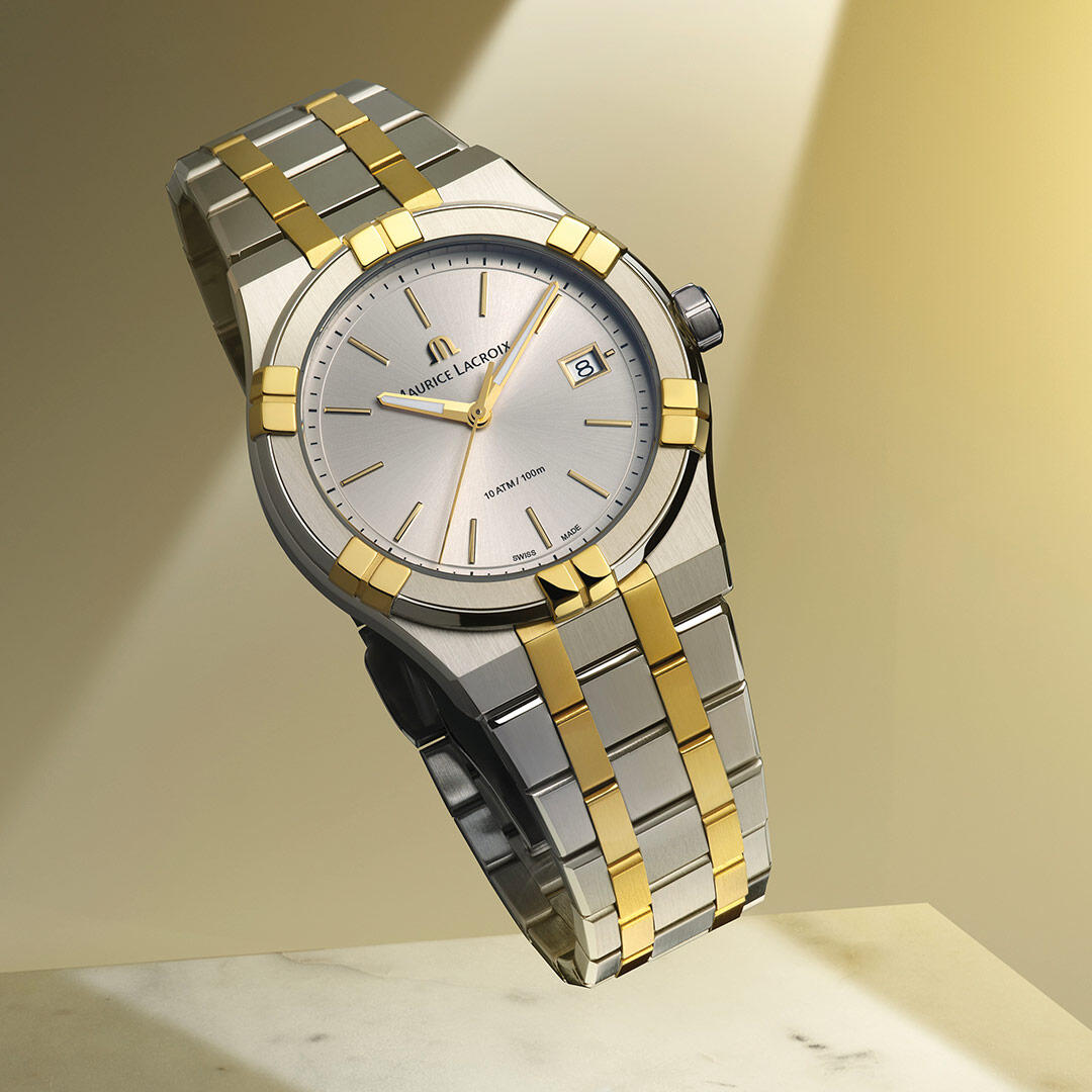 Maurice lacroix gold watch best sale